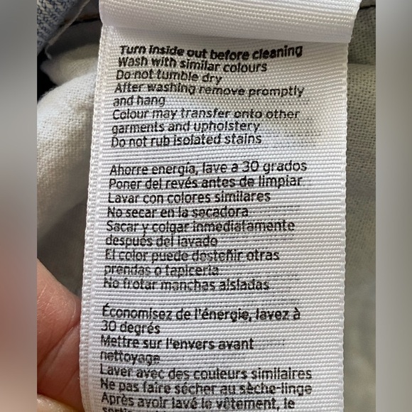 Topshop Moto Mom Jeans Light Wash High Waisted 100% Cotton Rigid Jeans Size 32 - Picture 8 of 11